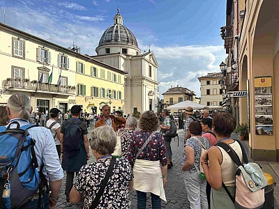 Besuch in Castel Gandolfo - Sommerresidenz des Papstes