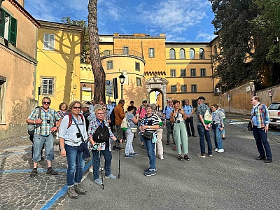 Besuch in Castel Gandolfo - Sommerresidenz des Papstes