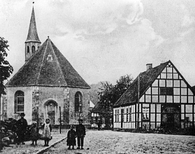 Kleine St.-Agatha-Kirche 1777 auf dem Marktplatz