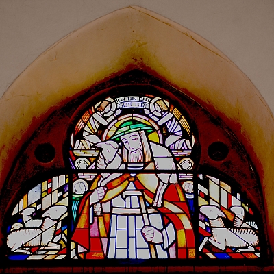 Fensterbild St. Agatha der Gute Hirte Fensterbild St. Agatha der Gute Hirte